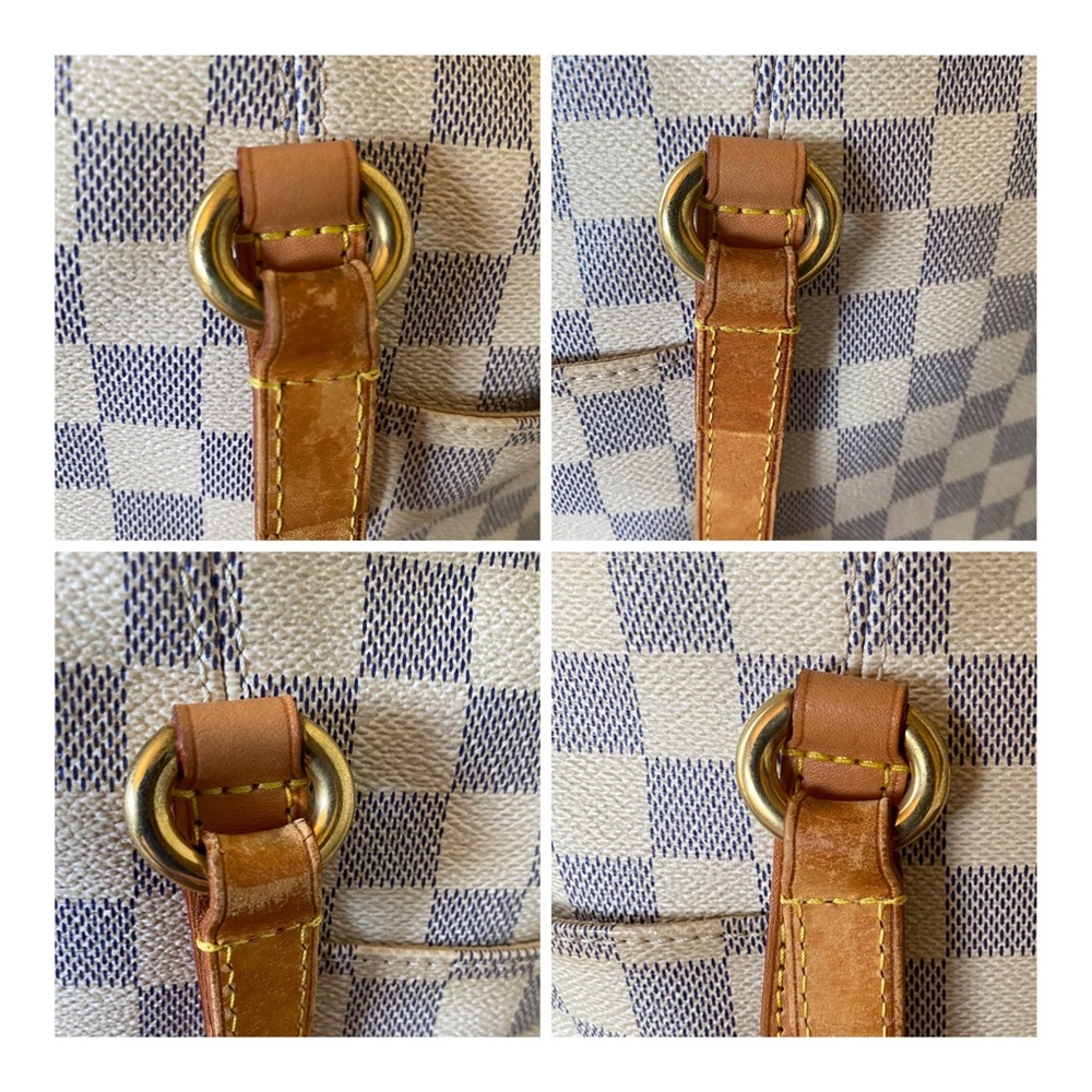 ♥️♥️SOLD LOUIS VUITTON TOTALLY PM AZUR TOTE SHOULDER BAG - Picture 11 of 16